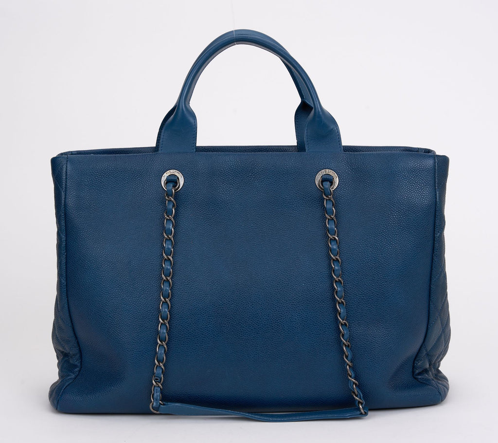 Chanel Break Shopping Tote Caviar/Tweed