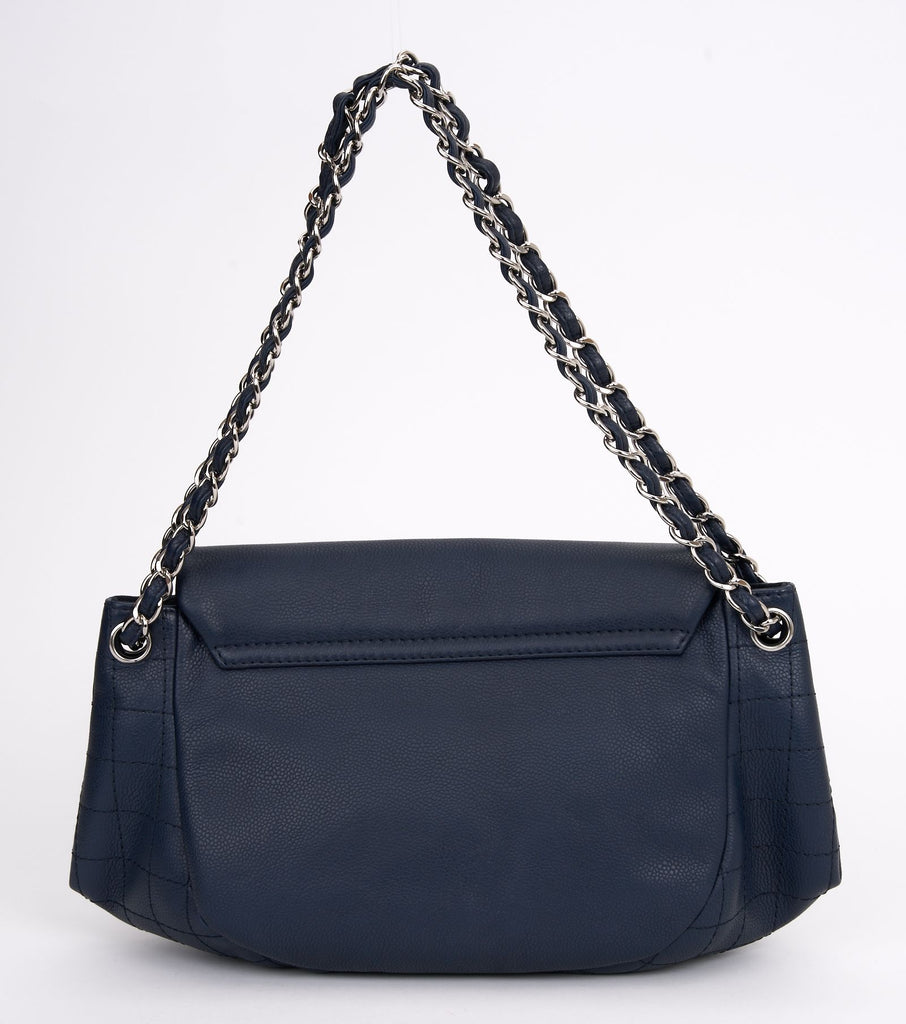 Chanel Half Moon Blue Large Flap Bag