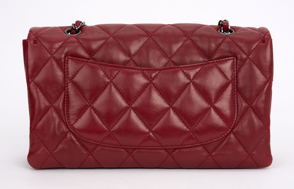 Chanel Red Maxi Accordion Flap Bag