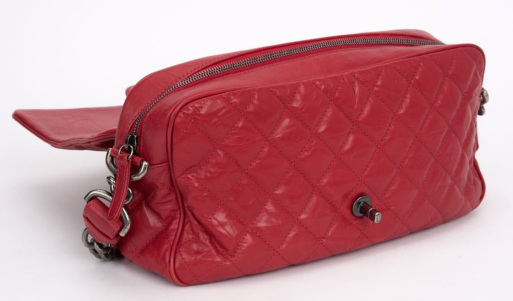 Chanel Quilted Rock Airline Flap Bag