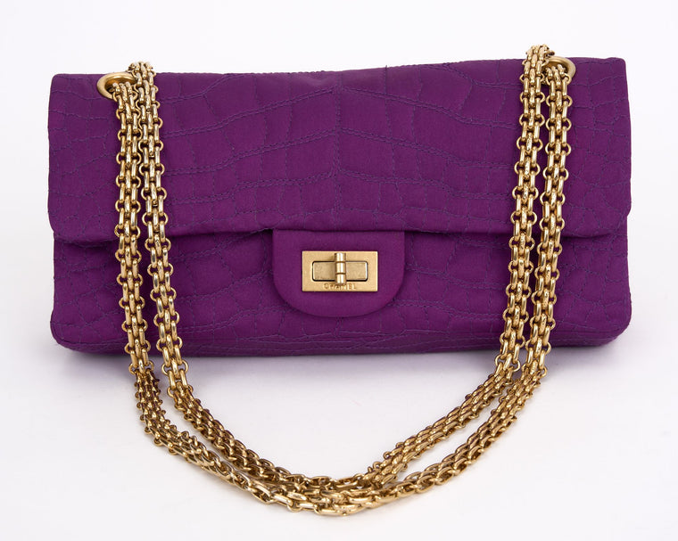 Chanel Croco-Quilted Reissue Flap Bag