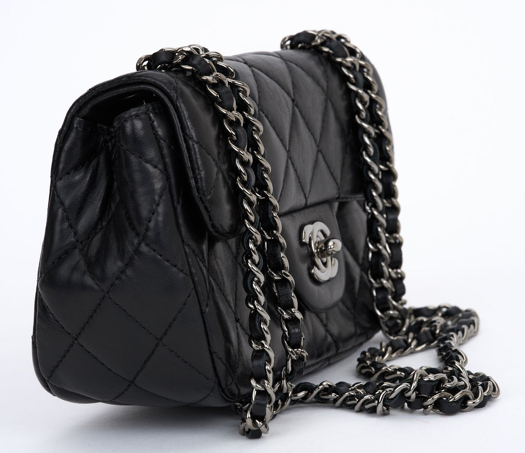 Chanel Black Quilted Mini Flap Bag
