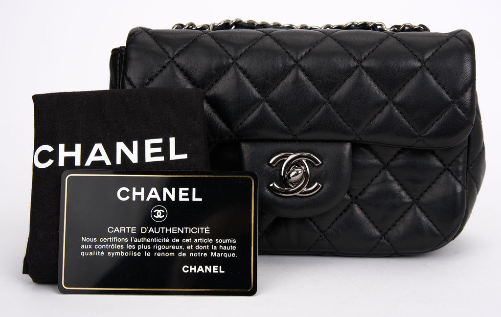 Chanel Black Quilted Mini Flap Bag