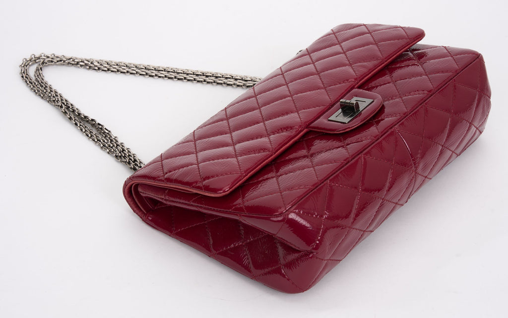 Chanel Patent Leather 2.55 Jumbo Reissue