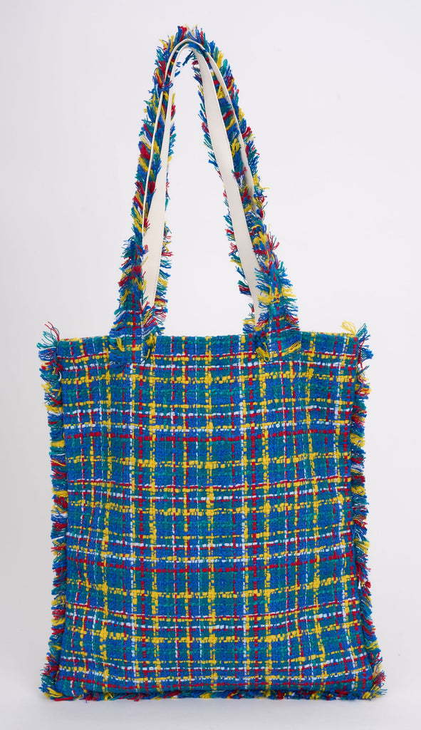 Chanel 5 Multicolor Tweed Tote