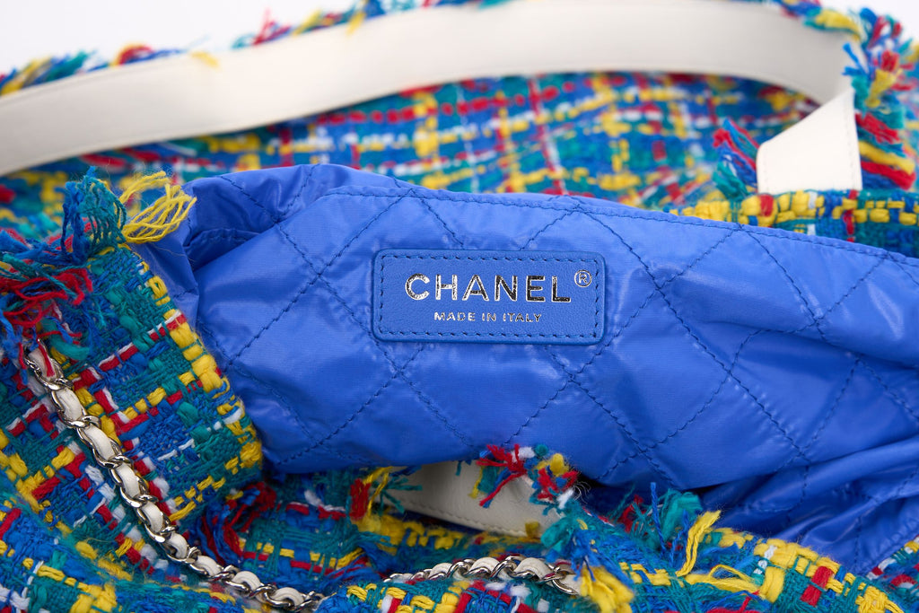 Chanel 5 Multicolor Tweed Tote