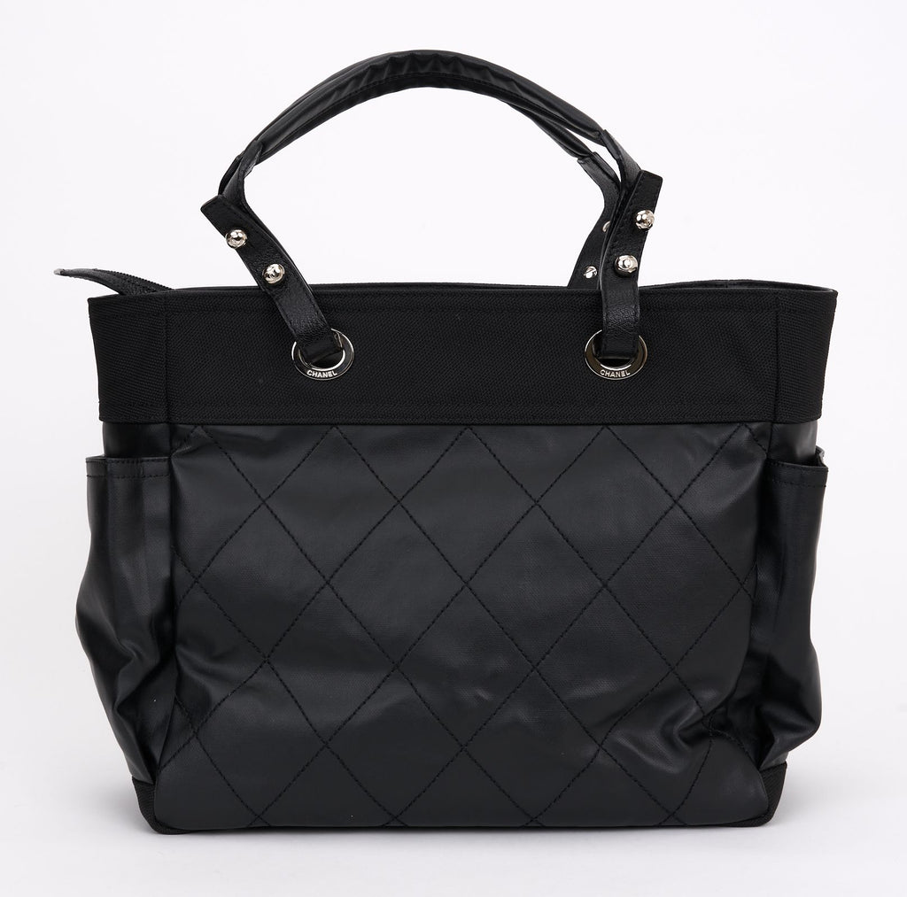 Chanel Black Quilted Paris Biarritz Tote