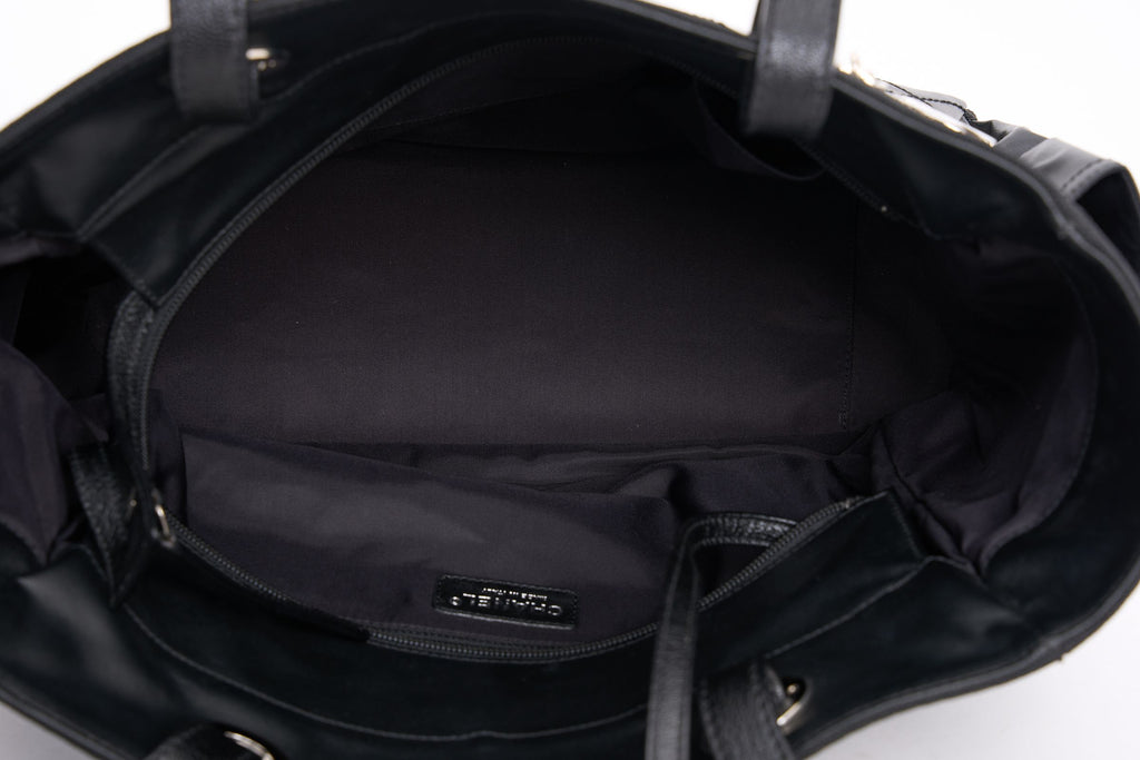 Chanel Black Quilted Paris Biarritz Tote