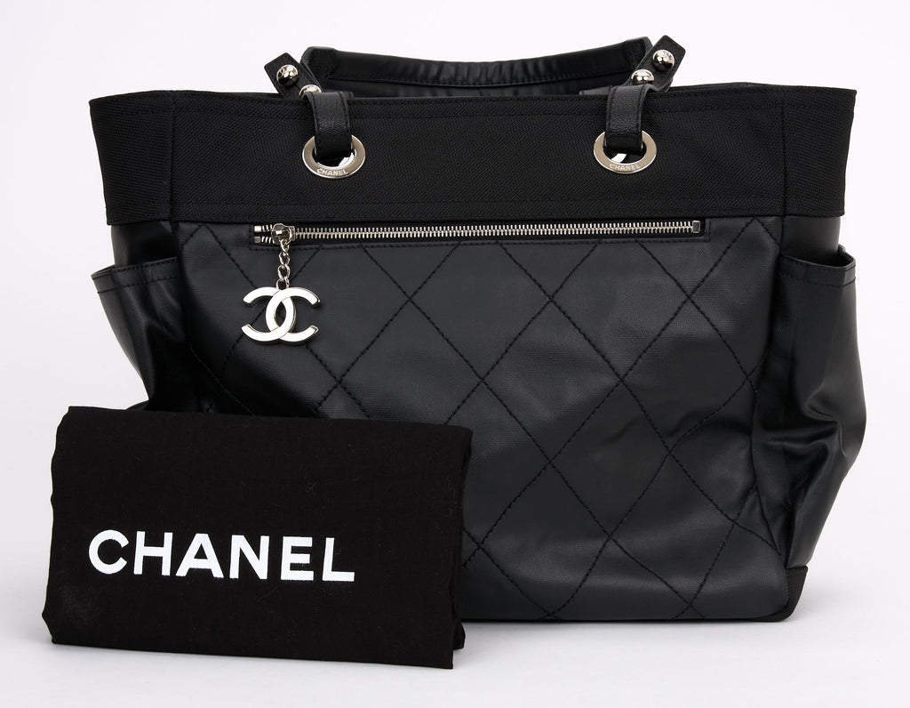 Chanel Black Quilted Paris Biarritz Tote