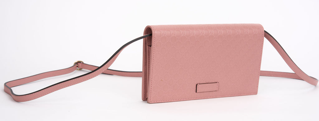 Gucci Pink Guccissima New Cross Body