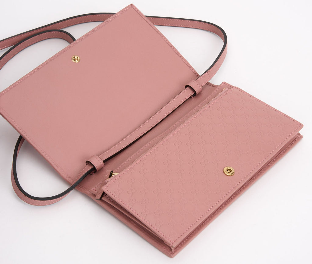 Gucci Pink Guccissima New Cross Body