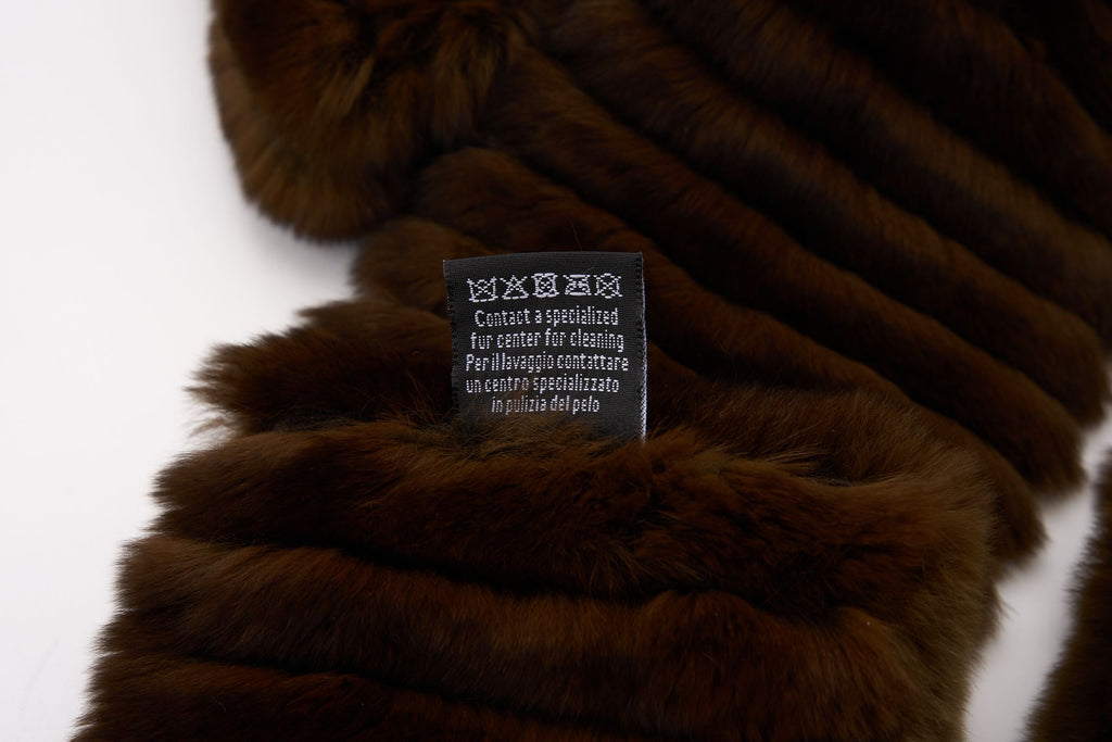 Chanel Cincilla Orylag Fur CC Scarf