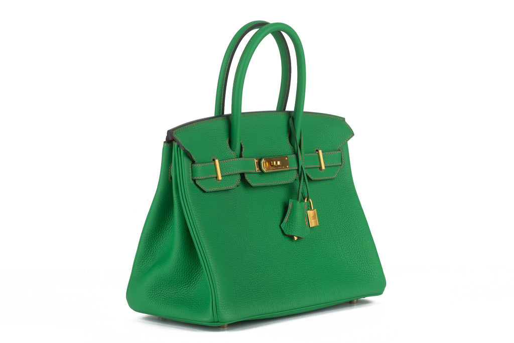 Hermès Birkin 30 Verso Bamboo Togo
