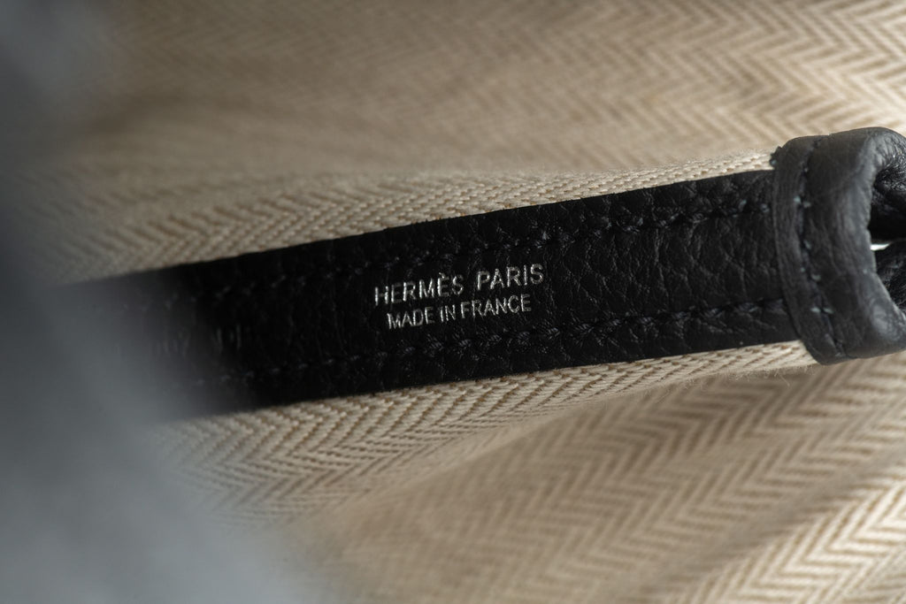 Hermès New Garden Party PM Black Negonda