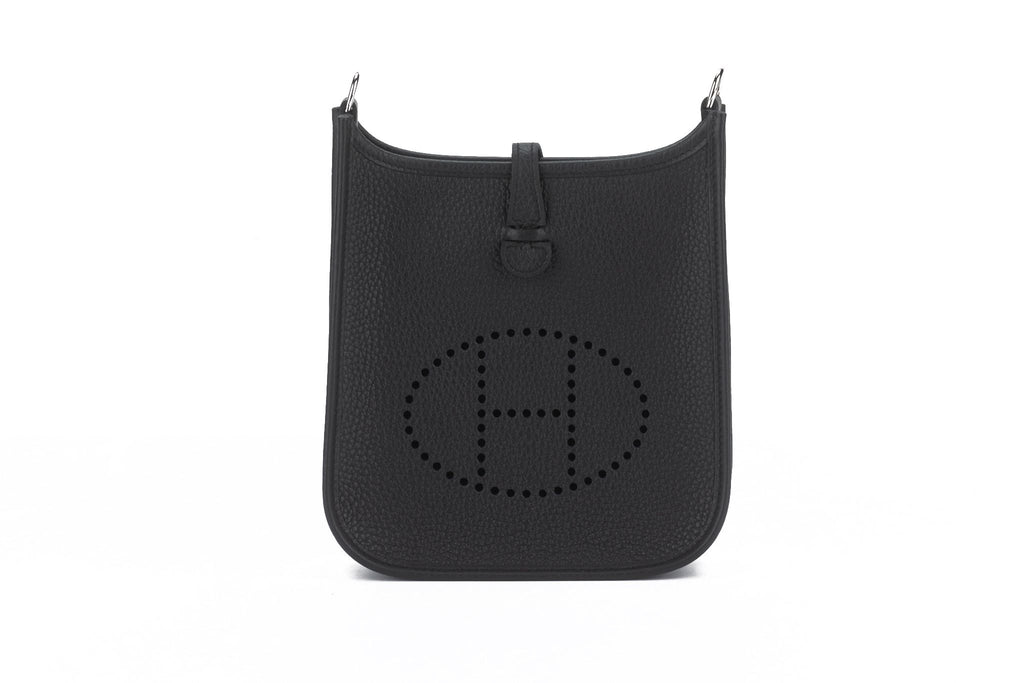 Hermès New Black Mini Evelyne Clemence