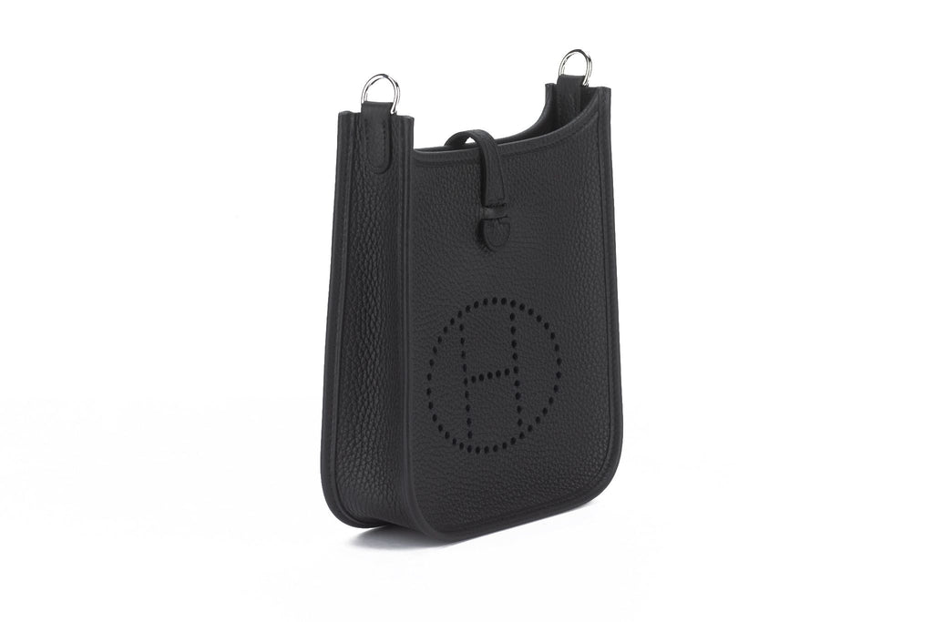 Hermès New Black Mini Evelyne Clemence