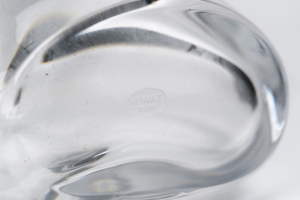 Hermès Small Glass Petal Vase