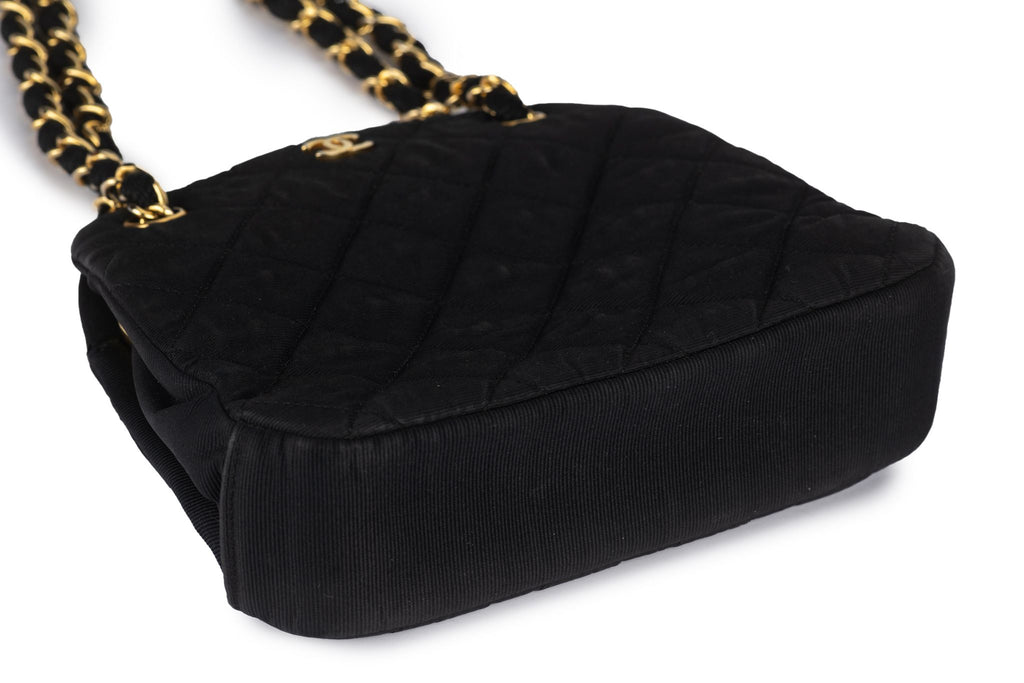 Chanel Vintage Black Chain Shoulder Bag