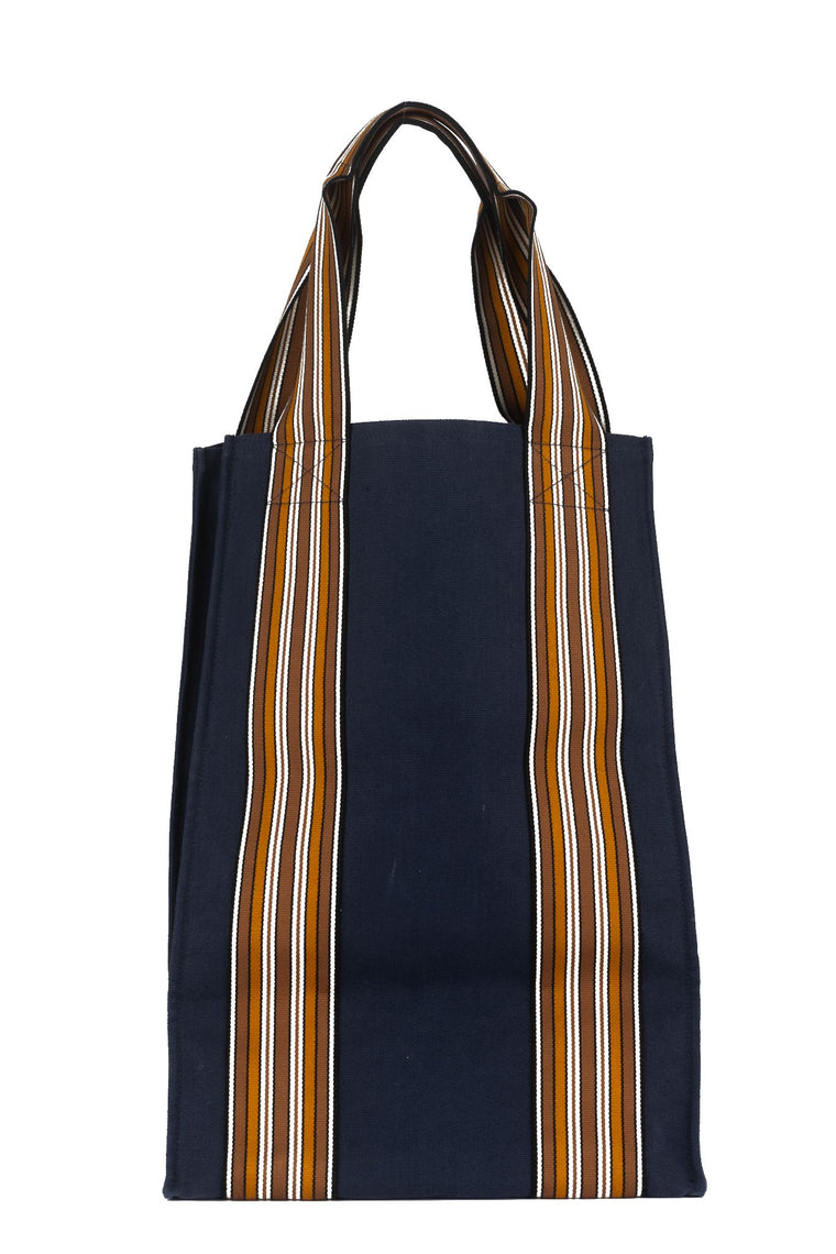 Loro Piana New Unisex Oversize Blue Tote