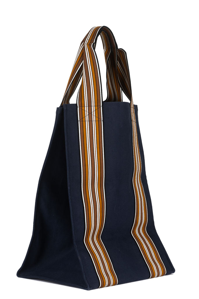 Loro Piana New Unisex Oversize Blue Tote