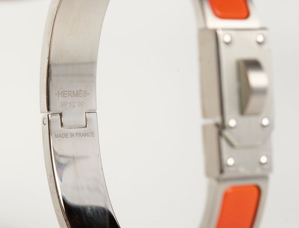 Hermès Mini Orange Clic Kelly Bracelet