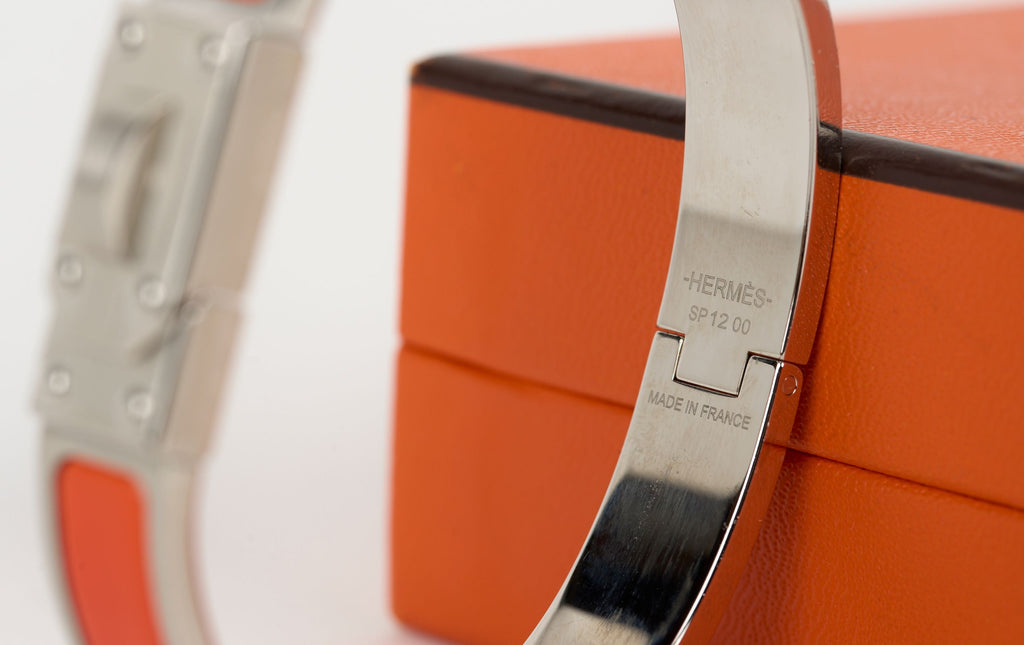 Hermès Mini Orange Clic Kelly Bracelet