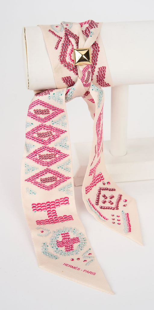 Hermès Kelly en Perles Twilly With Medor