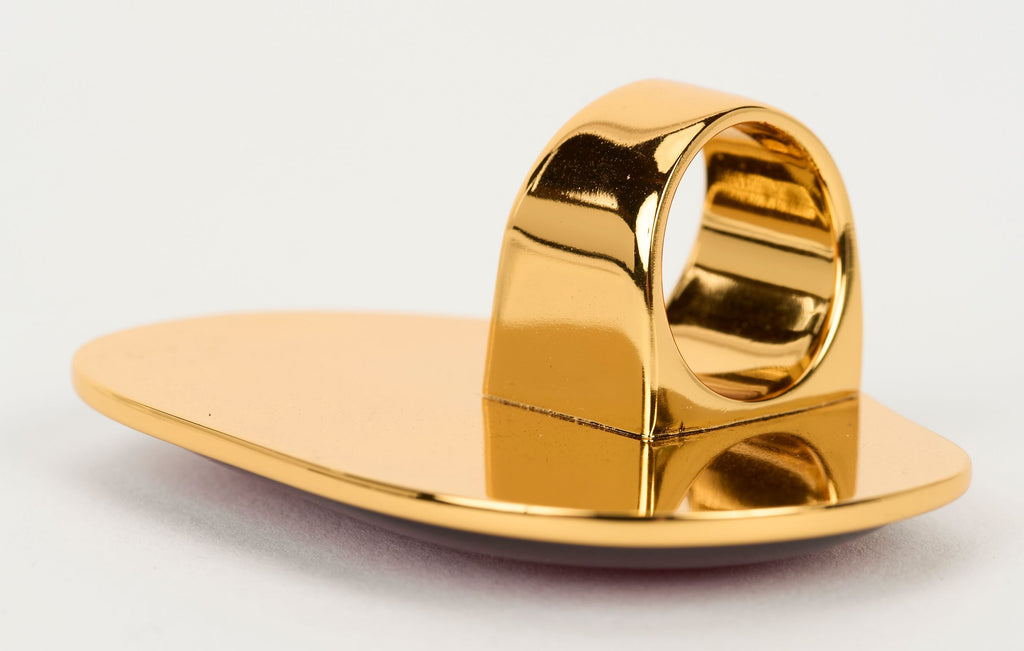 Dries Van Noten Oversize Red Ring W/Box