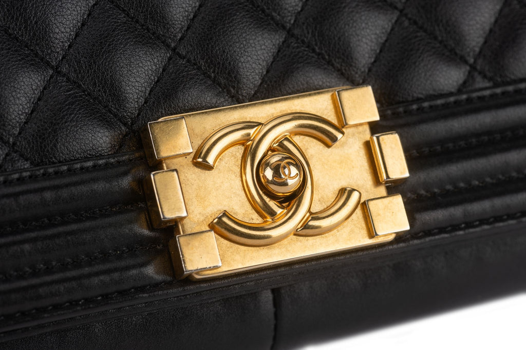 Chanel Quilted Calfskin Large Boy Flap