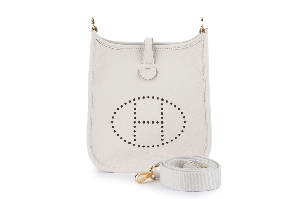 Hermès Clemence Evelyne Gris Pale NEW