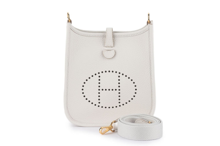 Hermès Clemence Evelyne Gris Pale NEW