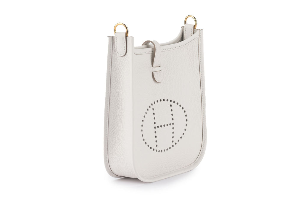 Hermès Clemence Evelyne Gris Pale NEW