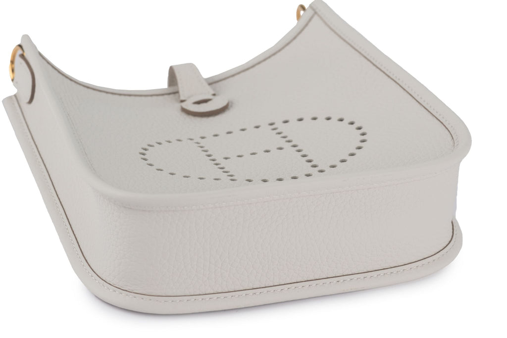 Hermès Clemence Evelyne Gris Pale NEW