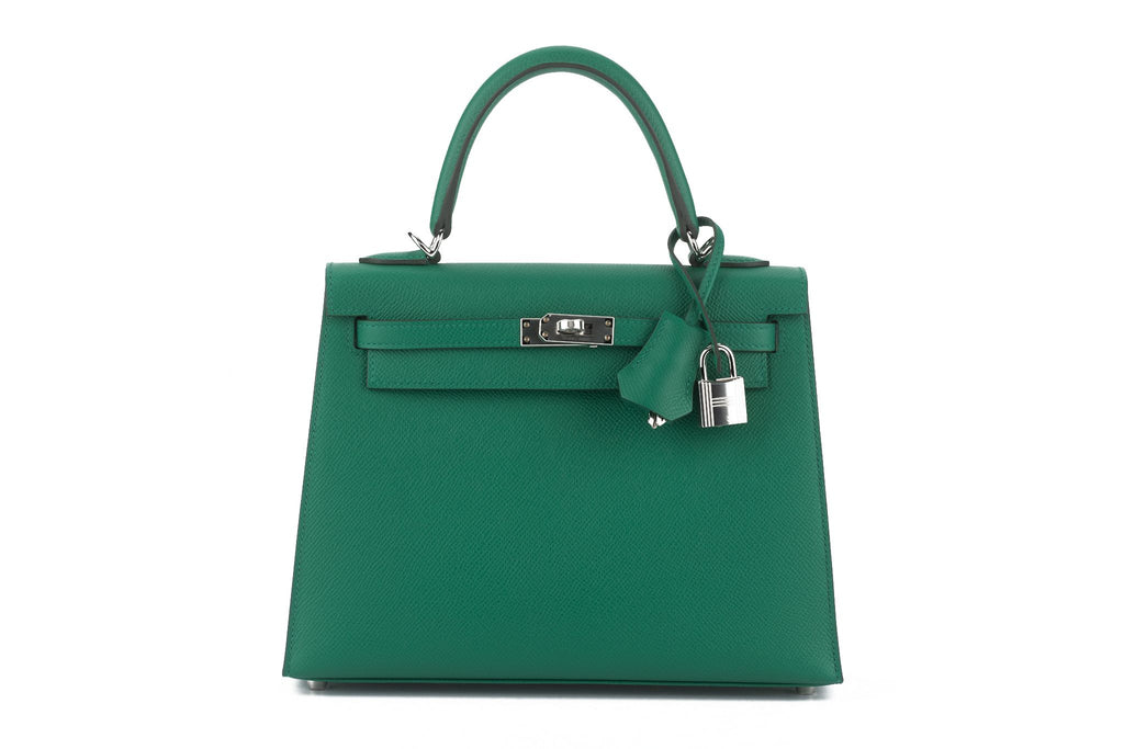 Hermès Epsom Kelly Sellier 25 Vert Jade