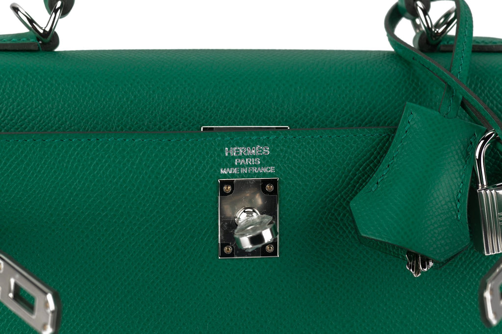 Hermès Epsom Kelly Sellier 25 Vert Jade