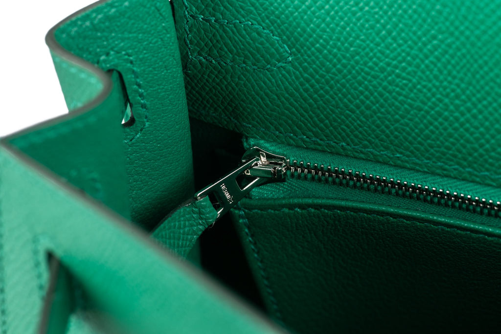Hermès Epsom Kelly Sellier 25 Vert Jade