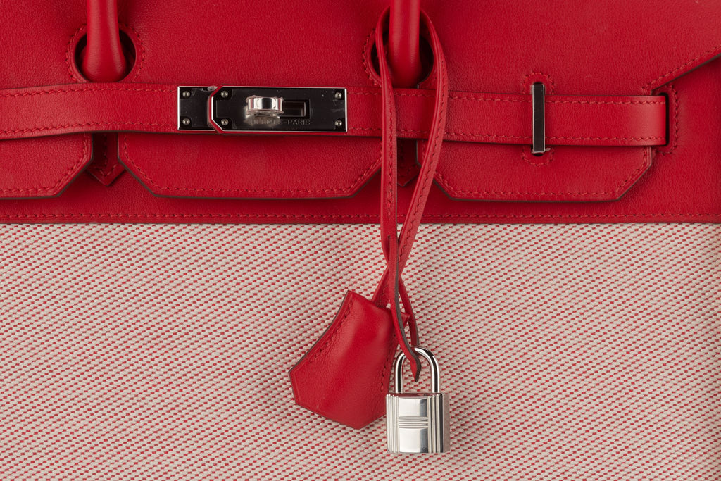 Hermès Swift Twill H Fray Fray Birkin 35