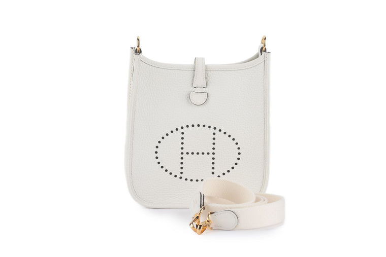 Hermès Mini Evelyne Bag Nata NIB
