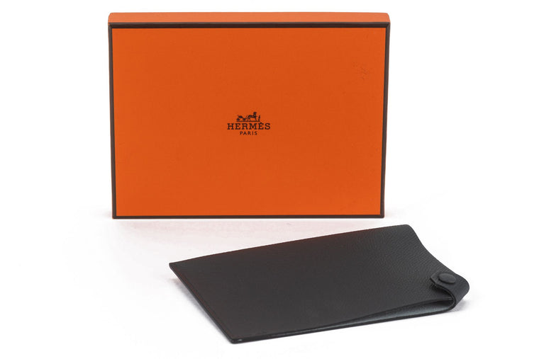 Hermès Epsom Tarmac PM Passport Holder