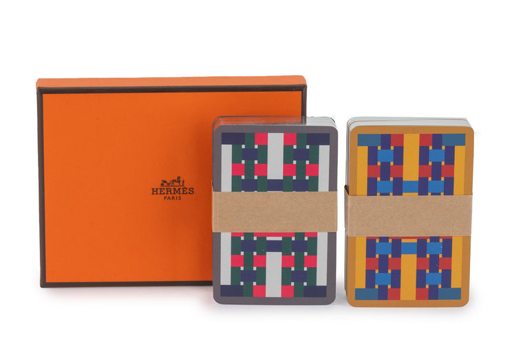 Hermès "H" Tissage Playing Cards New