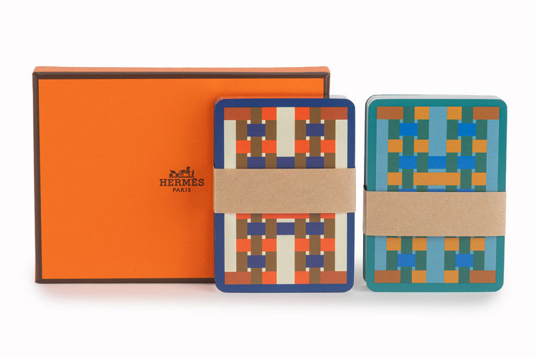 Hermès "H" Tissage Playing Cards New