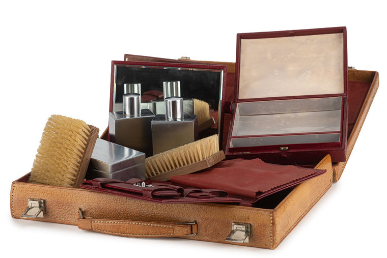 Hermès Caramel Toiletry Travel Case