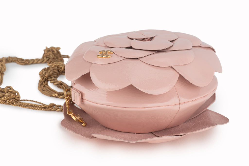 Chanel New Pink Camellia Round Bag