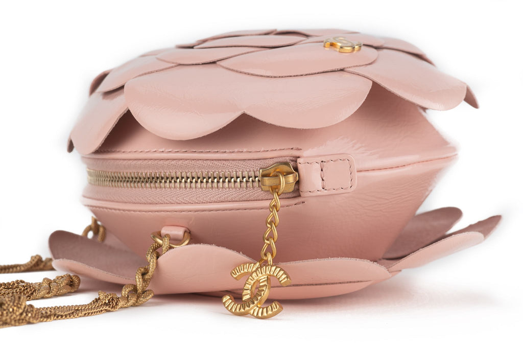 Chanel New Pink Camellia Round Bag