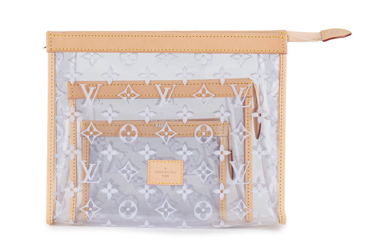 Vuitton New Trio Poche Toilette PVC