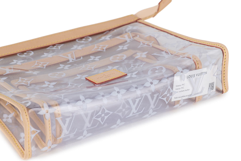 Vuitton New Trio Poche Toilette PVC