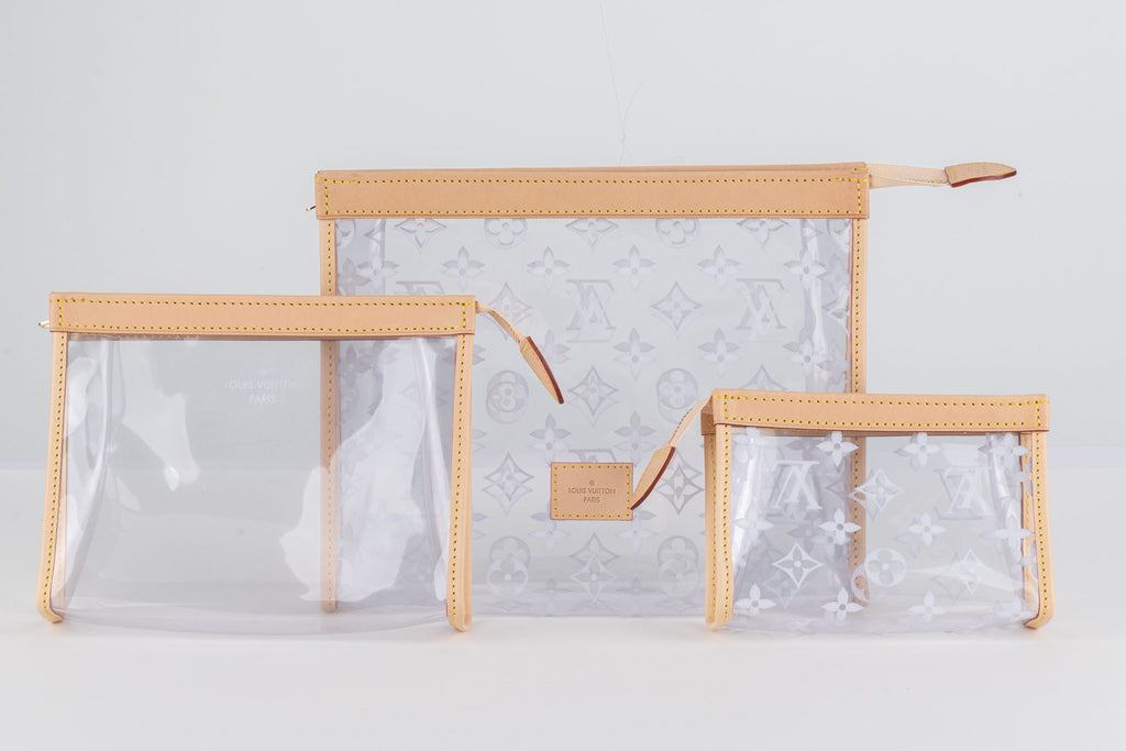 Vuitton New Trio Poche Toilette PVC