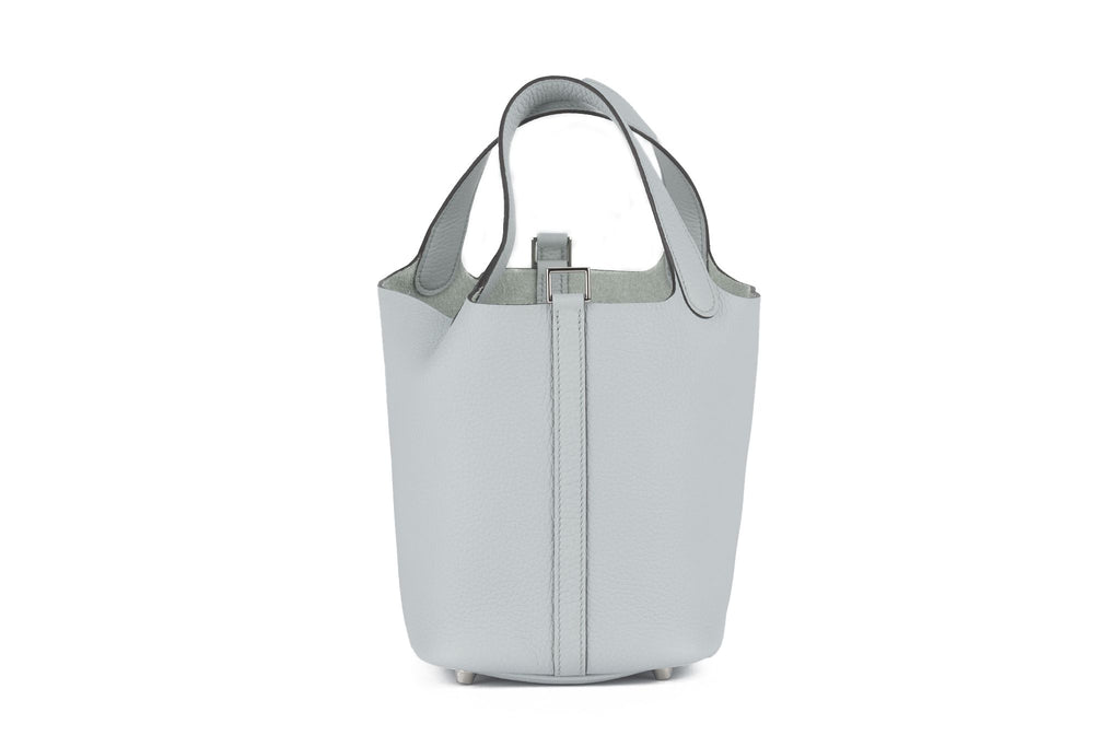 Hermès New Pearl Grey Picotin 18 Togo