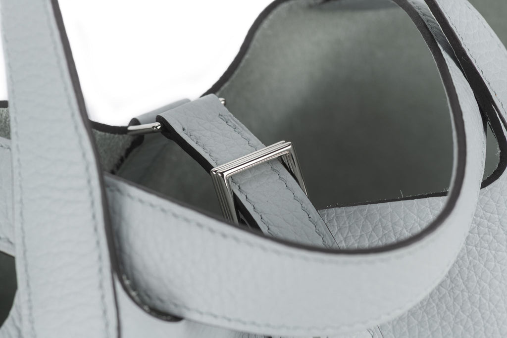 Hermès New Pearl Grey Picotin 18 Togo