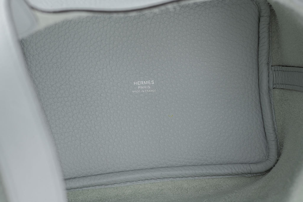 Hermès New Pearl Grey Picotin 18 Togo